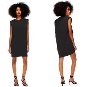 Babaton black T-shirt dress